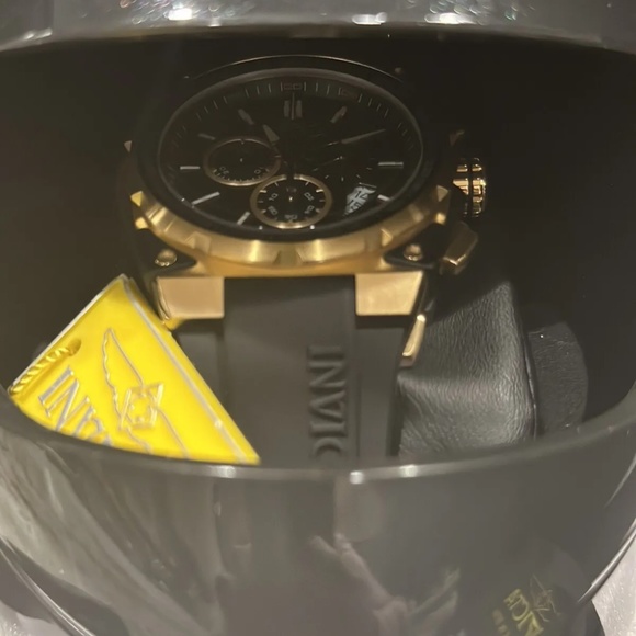 Invicta 45mm Rally S1 Quartz Multifunction Dual Time Helmet w/Case NIB w/Tags - Picture 4 of 12
